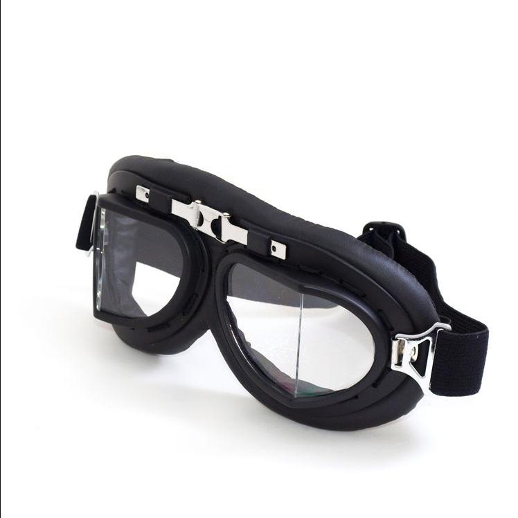 Retro Motorbike Motocross Helmet Pilot Goggles Jet Vintage Wwii Pilot Goggles Motorcycle Scooter Glasses Offroad Glasses