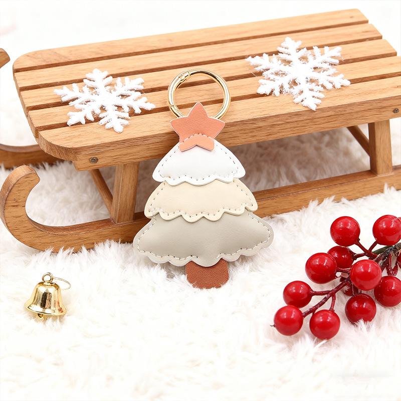 Bag Charm European And Small Versatile Simple Fashion Cute Pendant Accessories Christmas Tree Three-layer
