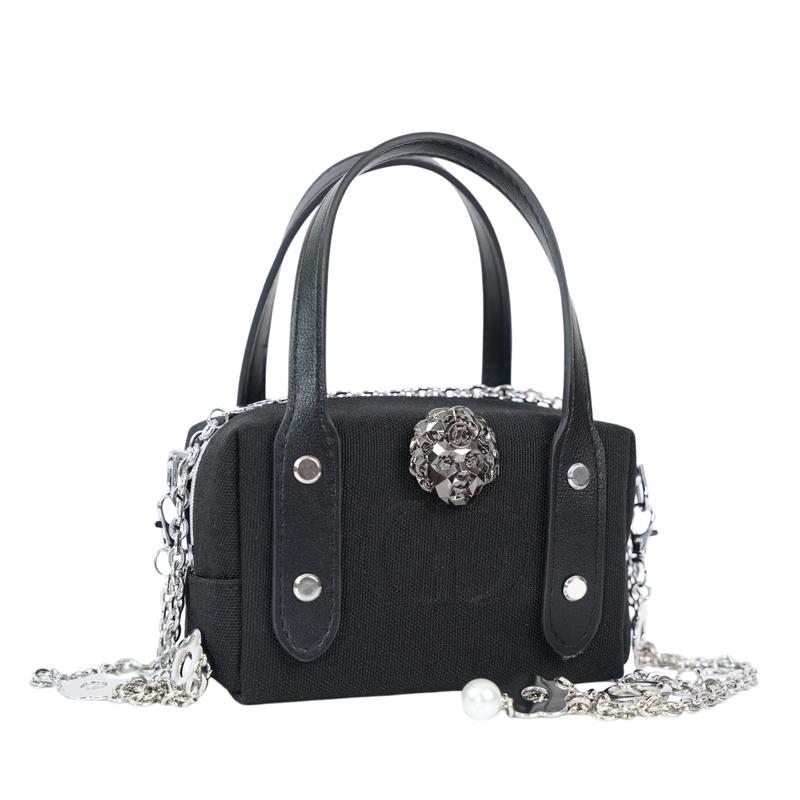 Dior Косметичка в стиле DIY Темная Ночь Стриминг Нишевая Изысканная Личность Тренд Высококлассный Американский Стиль Минималистичный Легкая Роскошь Ретро Холст