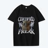 Certified Freak Funny Cat Meme T Shirt Men Women Oversized 100% Cotton Hot Sale Short Sleeve Summer Print Unisex Plus Size Tops