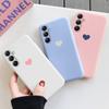 Love Heart Patterned Soft Silicone Case For Samsung A55 A35 M35 Xiaomi Redmi Note 13 Pro iPhone Huawei Honor Realme Camera Protective Shockproof Cover