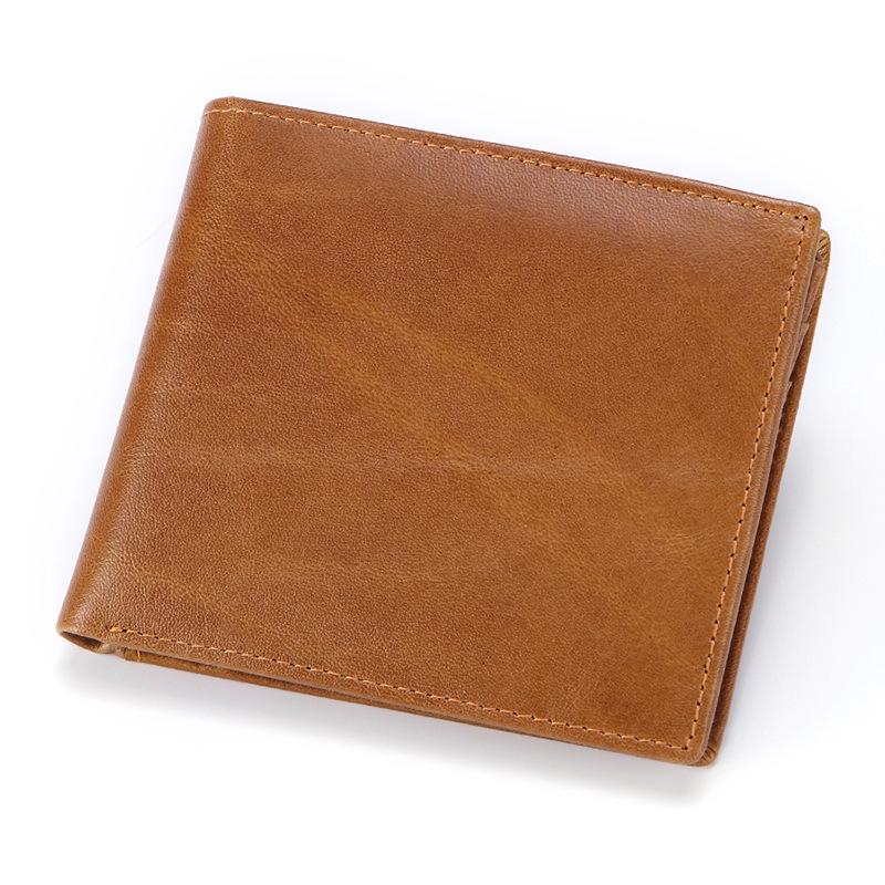 Men’s Retro Genuine Leather Wallet & Money Clip