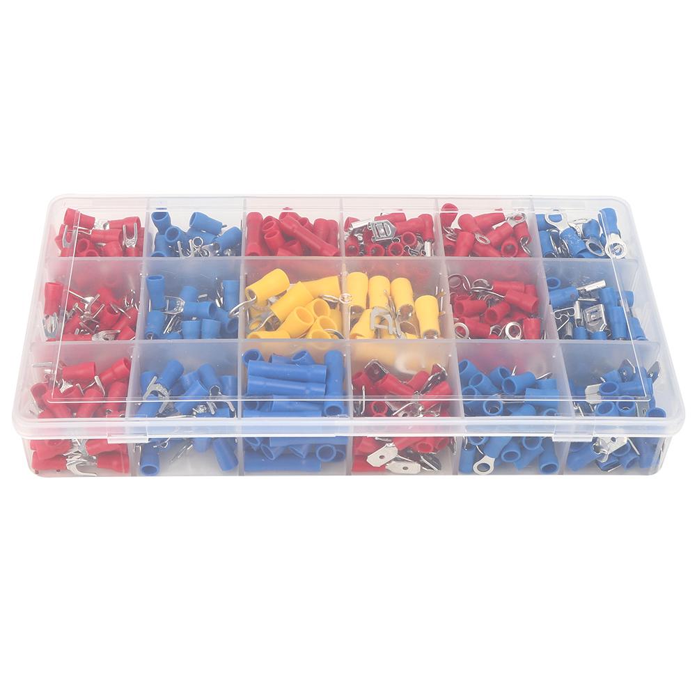 520 шт. Клемма холодной прессовки Изолированный быстроразъемный соединитель Проводной электрический аксессуар