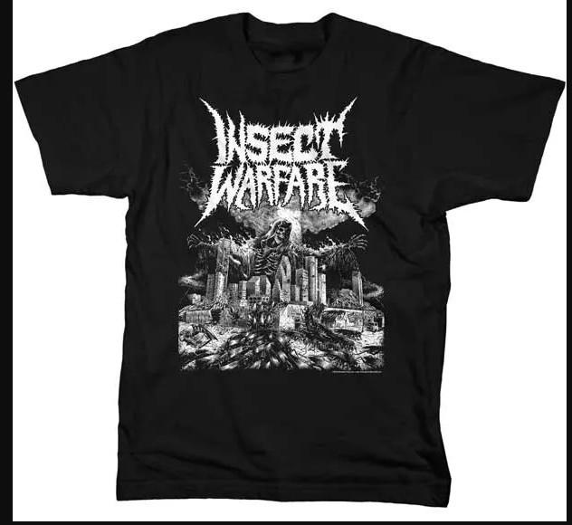 INSECT WARFARE Unisex Short Sleeve T-Shirt Mens Womens Tees Top, size S-4XL