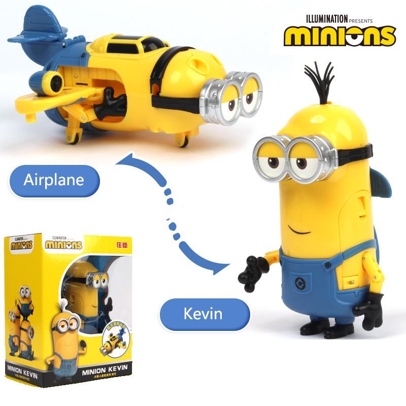 Гадкий Я Миньоны Кевин Стюарт Боб Фигурка Деформация Модель Игрушечная Машинка Соберите Всю Линию Для Максимального Экшена!