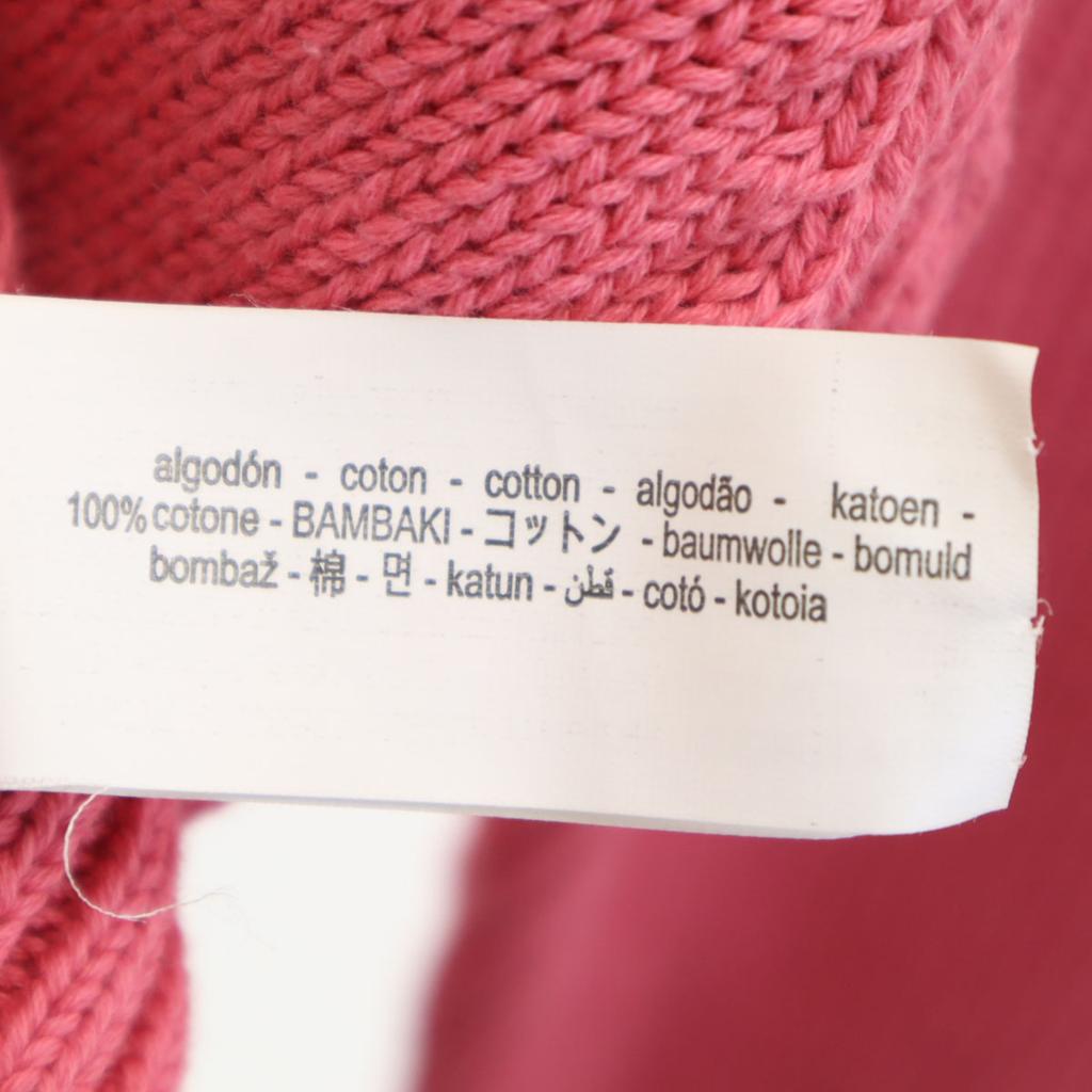 Неиспользованный кардиган ZARA с длинным рукавом и V-образным вырезом, размер M, розовый, мужской, б/у