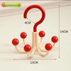 Six-Claw No-Drill Bag, Lingerie, and Hat Hanger for Dormitory Wardrobe Storage