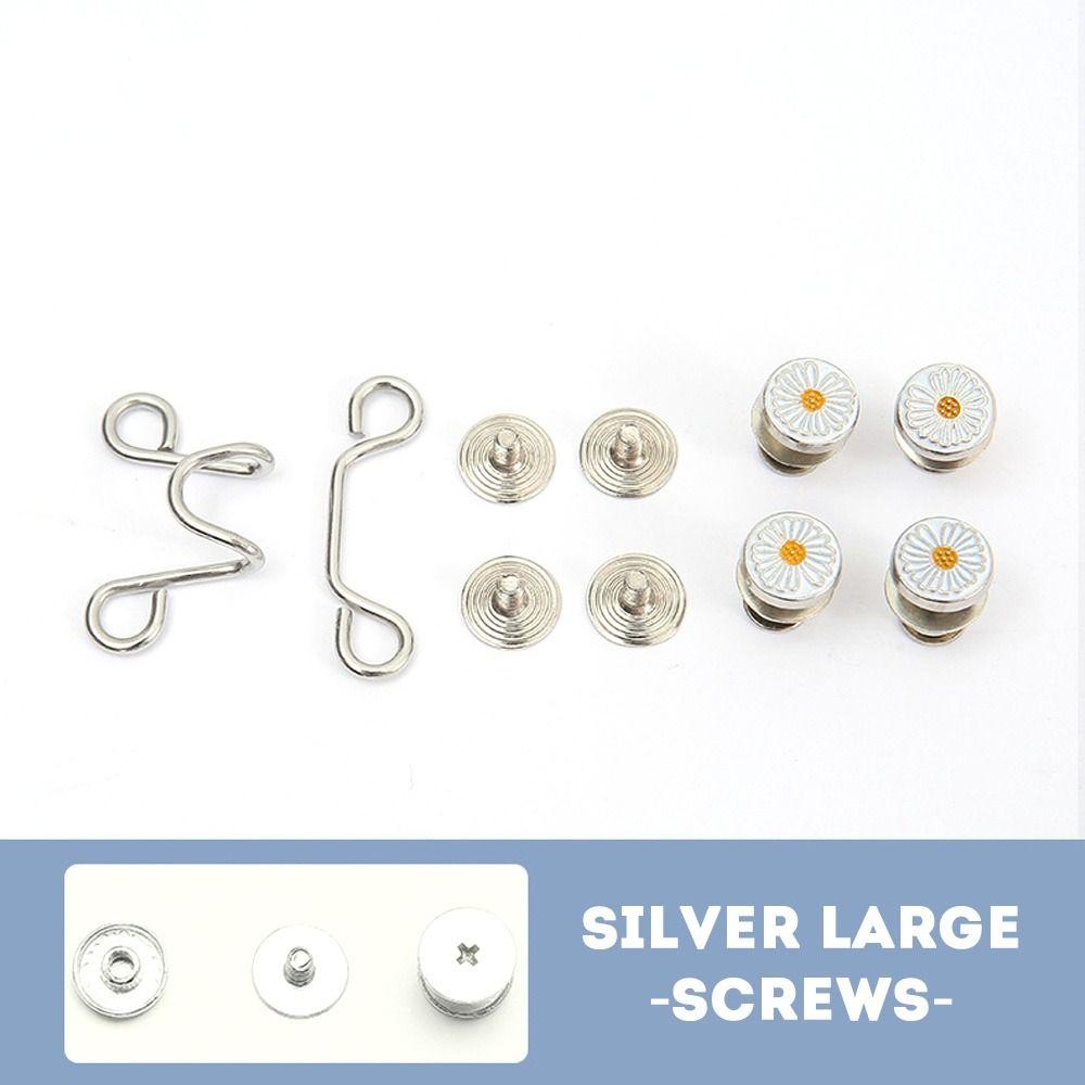 Пряжка для джинсов своими руками, съемная пряжка для талии, новая пуговица без гвоздей