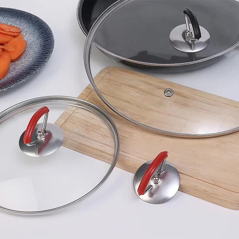 1 шт. универсальные ручки для посуды, противоожоговые ручки для крышек кастрюль, нержавеющая сталь, сменные ручки для крышек посуды