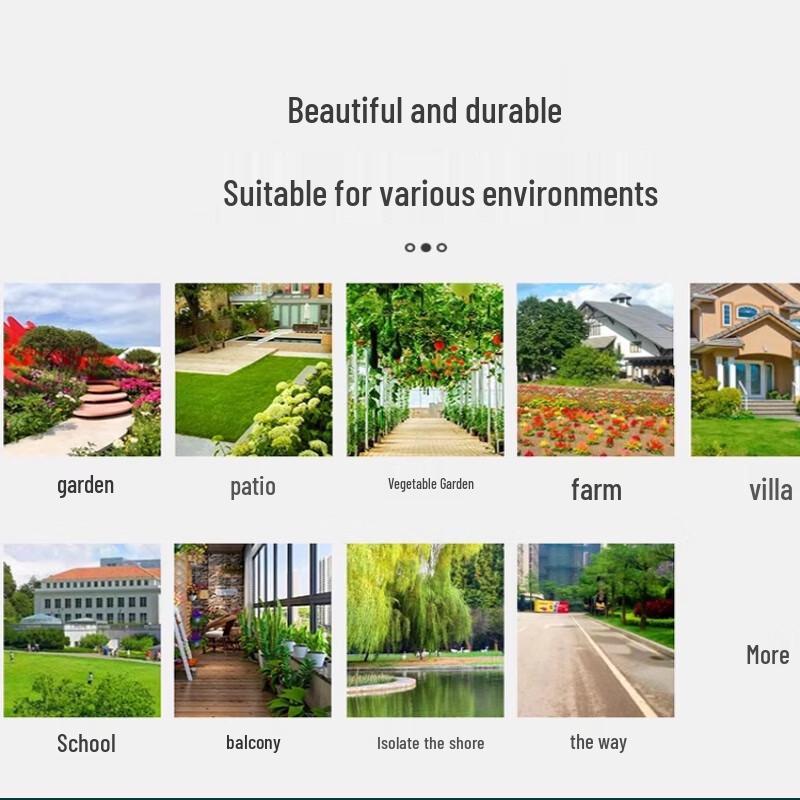 PVC Garden Protective Fence Posts