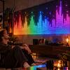 Led Curtain Lights USB Smart Light App Remote Controlled RGB LED String Lamp Decor Fairy Window Wall Hanging Light for Indoor Outdoor Christmas