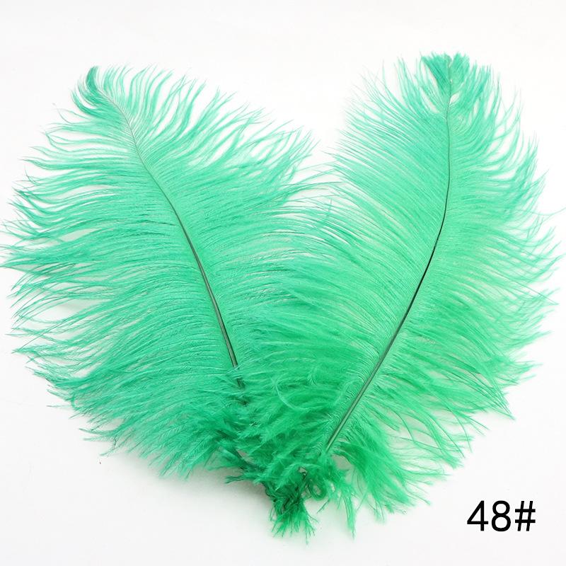 Высококачественные перья страуса 35-40 см разноцветные декоративные перья, перья для сценического оформления и цветочных композиций