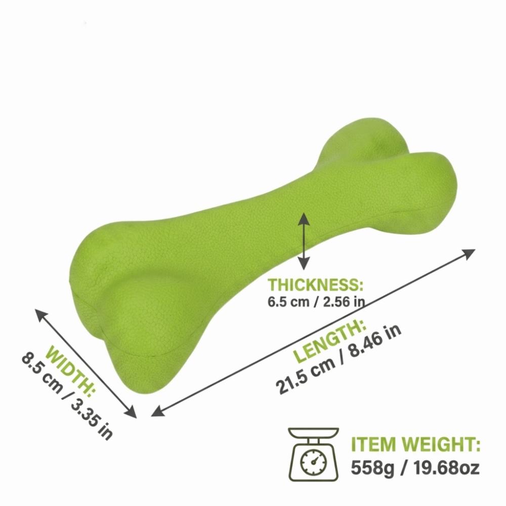 Wear Tough Bone Dog Toy Solid Rubber Texture Puppy Molar Toy Puppy Teething Care