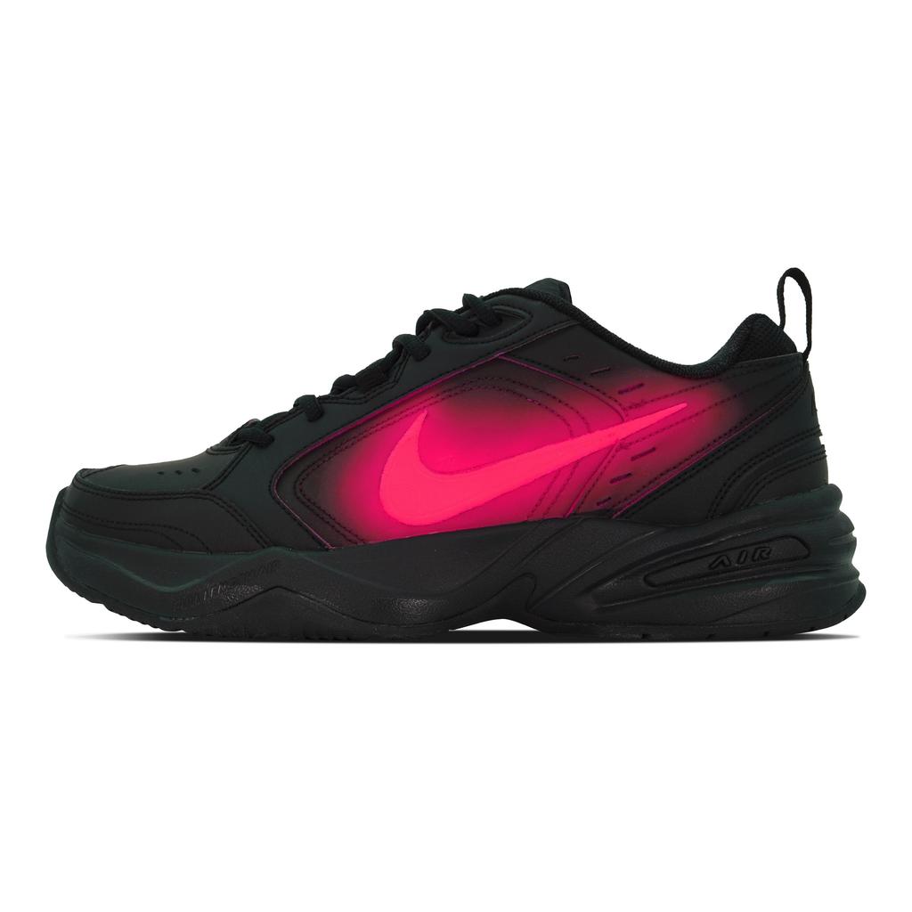 Nike Кроссовки Air Monarch 4 Chunky Унисекс Низкие Черный/Розово-Красный 415445-001(Команда84-)