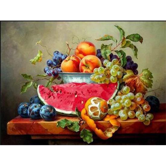 HUACAN 5D Алмазная вышивка Фрукты Рукоделие Квадратная вышивка крестиком Алмазная картина Декор