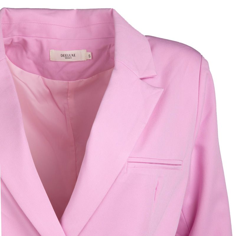 DEELUXE 74 Женский двубортный розовый пиджак