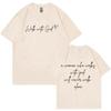 Walk with God Christian Tshirt Men Women Casual Fashion Oversized Tshirts High Quality Cotton Short Sleeve T Shirt Streetwear