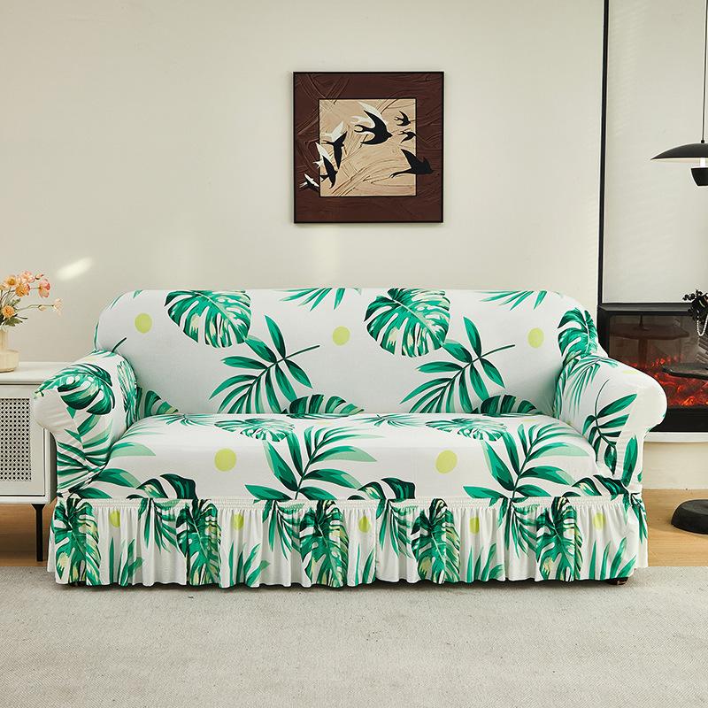 Новый Чехол для Дивана Цельный Эластичный Универсальный Чехол Двухместный Универсальный Защита от Царапин Кошек и Пыли Диван Все Включено Чехол