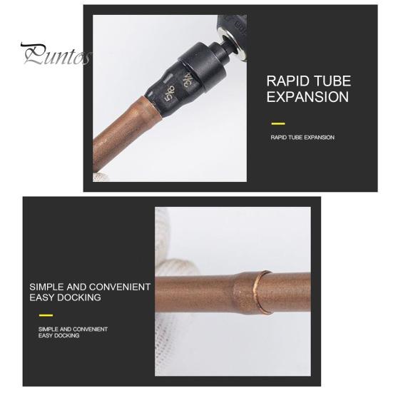 5-в-1 расширитель медной трубы для кондиционера, сверло для обжима, термостойкое нержавеющее портативное средство для ремонта расширителя обжимной трубки