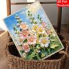 Набор для жемчужной живописи Жемчужное искусство DIY Рукоделие Розовый Белый Цветочный букет Голубое небо Настенное украшение для дома