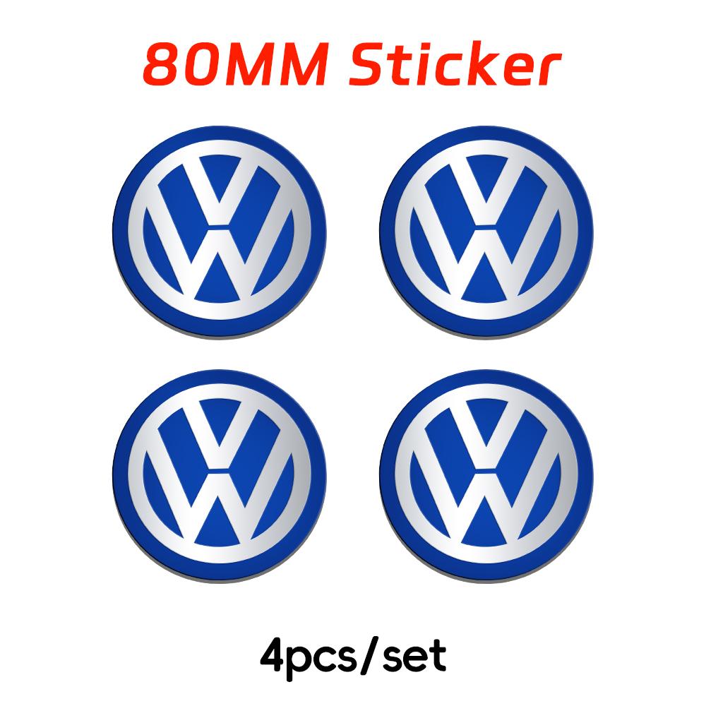 Для VW Volkswagen Jetta MK5 Golf 4 шт. Для Volkswagen VW 70 мм 80 мм 90 мм 100 мм 120 мм Автомобильный значок Колпачки на центр колеса Наклейка Значок