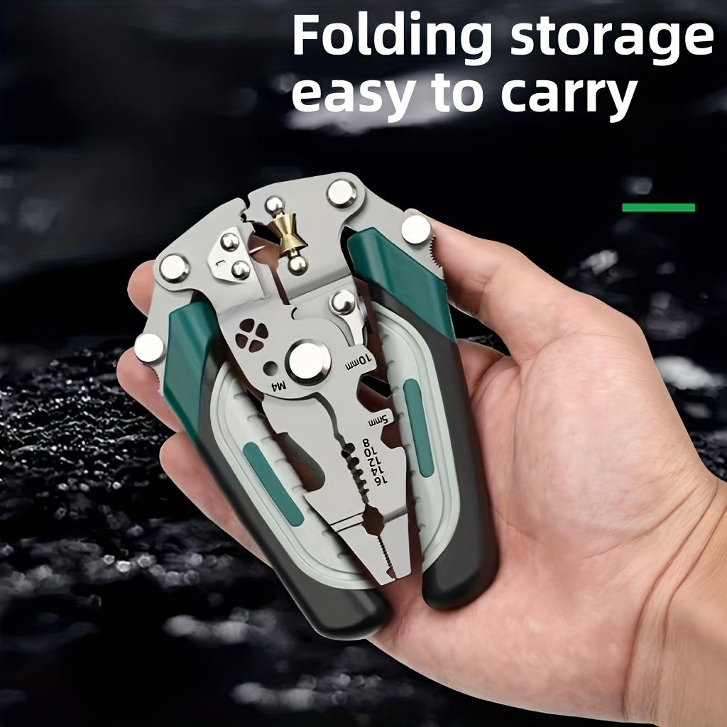 Профессиональные электрические многофункциональные плоскогубцы для зачистки проводов, 16-в-1, разделитель проводов, плоскогубцы для скручивания проводов, обжимные плоскогубцы, ручной инструмент