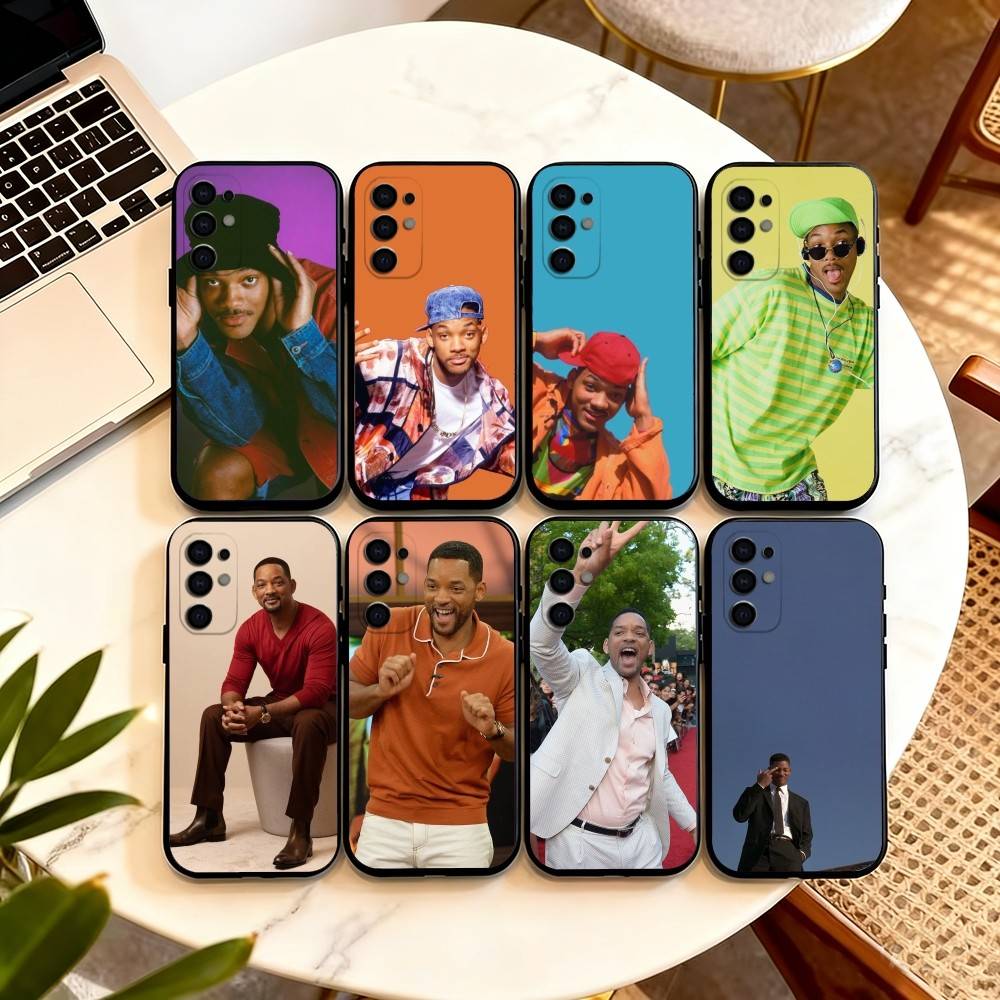 Rapper W-Will S-Smith Phone Case Black Silicone Soft For Samsung S25,S24,S21,S22,S23,S30,Ultra,S20,Plus,Fe,Lite