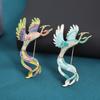 Phoenix Brooch Alloy Material Suit Accessories Women'S Pin Fixed Corsage Feeling Antique