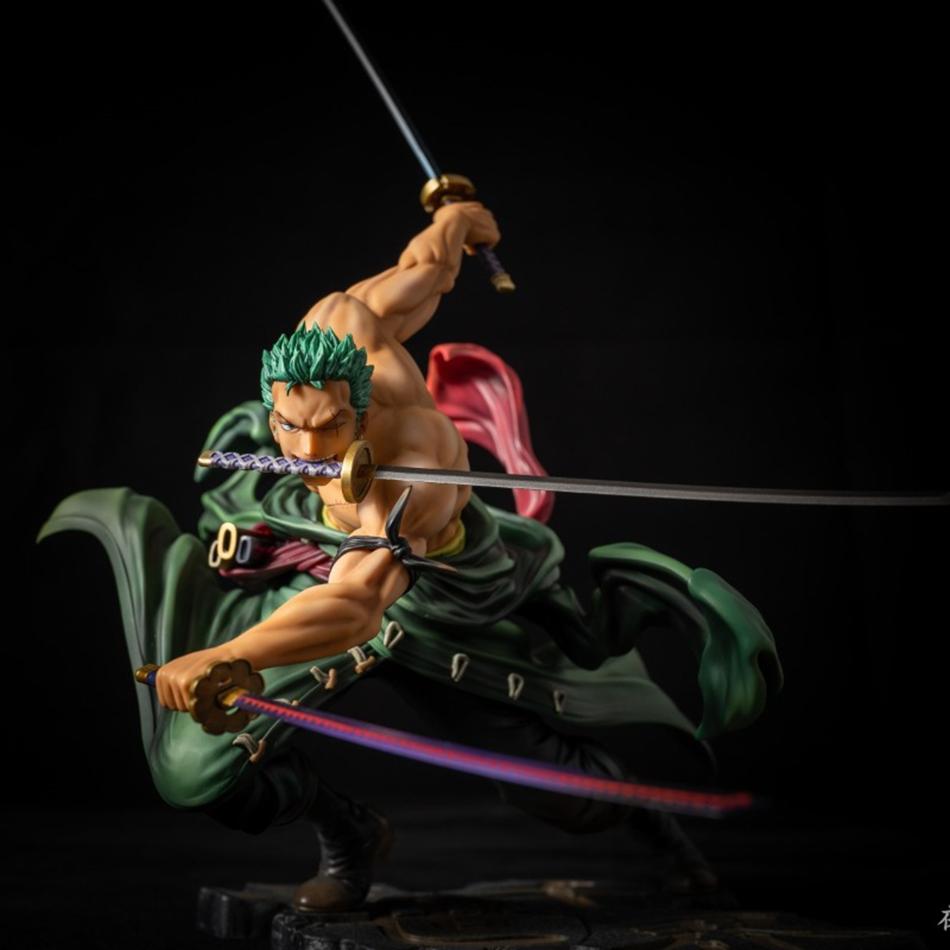 One Piece 21 см Аниме Фигурка GK Ророноа Зоро Трехлезвийный Sa-maximum Манга Аниме Статуя Фигурка Действия Коллекционная Модель Детская Игрушка