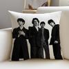 Rock IInhalerS Cushion Cover Breathable and skinfriendly linen pillowcase square removable and washable cushion