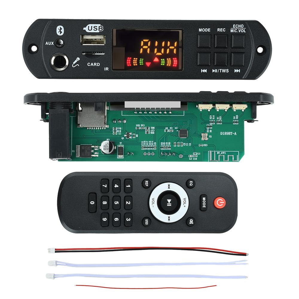 Плата декодирования MP3 BT DC 12V Автомобильный аудио MP3 декодер Декодирующий модуль MP3 / WMA / WAV / APE Декодерная плата без усилителя