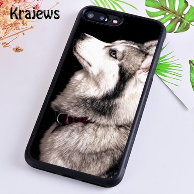 Krajews Animal Husky puppy Phone Case Cover For iPhone 17 Air 16 15 14 plus 12 13 pro max coque Shell Fundas