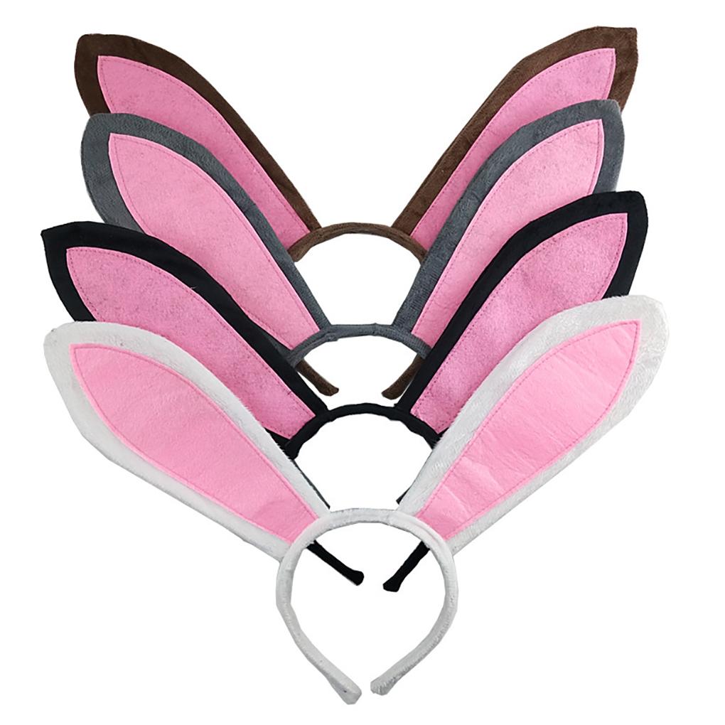 Пасхальная повязка на голову с ушками животных, плюшевая повязка на голову, костюм на день рождения, подарок для детей, девочек