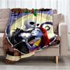 The Nightmare Before Christmas Theme Printed Blanket - Perfect for Couch, Bed, Travel & Outdoor Use | Machine Washable, Cozy & Durable.