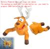 In-Stock 3D Crashing Santa Elk Animated Christmas Decoration, Funny Party Window Decoration Ornament With Glass Shard Sticker