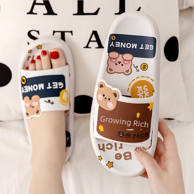 Женские нескользящие летние домашние тапочки — милые и удобные для студентов и девочек