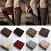 Fashion Knitted Crochet Leggings Shoes Accessories Leg Warmer Socks Knee High Boot Cuffs Boot Socks