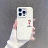 iPhone 15 Pro Max phone case, iPhone 14/13/12/11 couple's Crayon Shin-chan 7/8 Plus acrylic case.