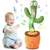 Говорящий кактус игрушка для малыша Танцующий поющий кактус Повторяшка с 120 английскими песнями Подарки на день рождения Рождество для детей