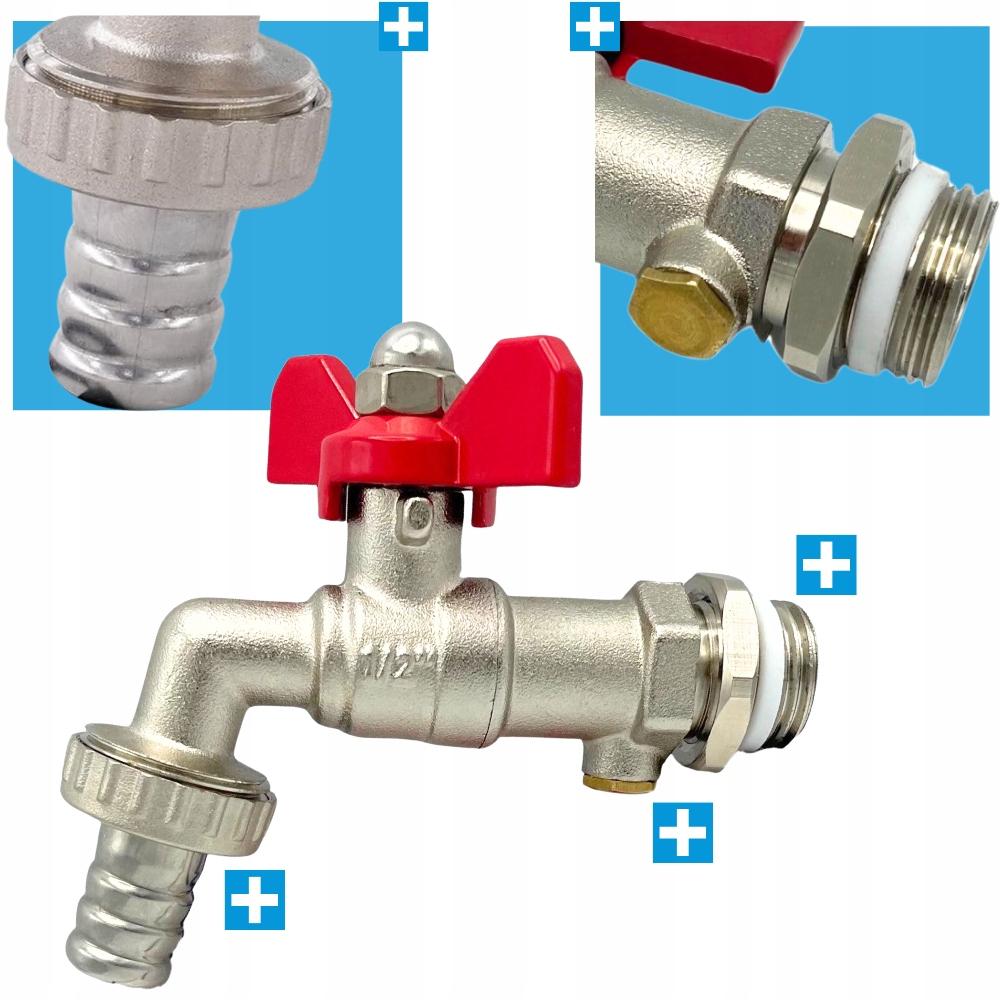 Garden Tap 1/2 Anti-pollution Draw Valve Outdoor Water Tap