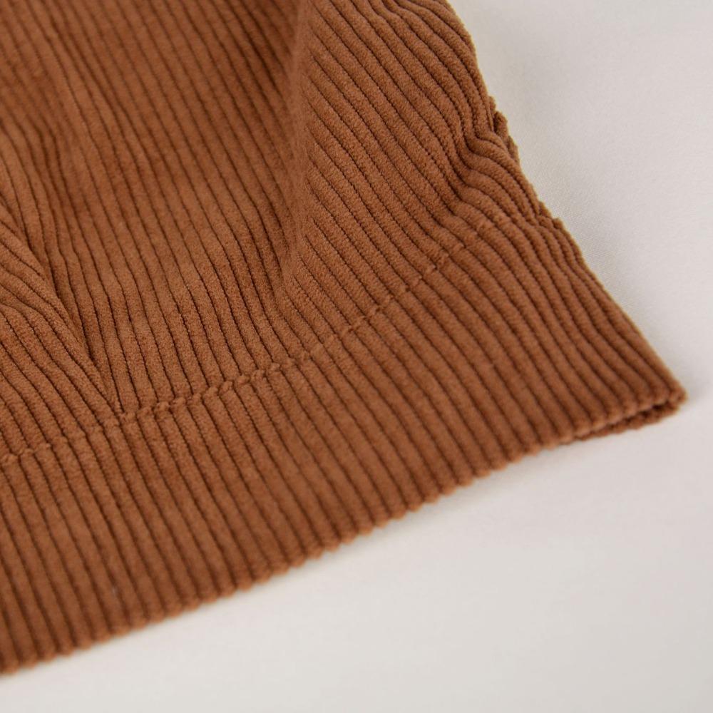 IHUASU Женская осенне-зимняя вельветовая юбка до бедра, однобортная, узкая, однотонная, полуоблегающая юбка