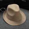 [Cotton And Linen Fabrics] [By Size] Men'S And Women'S Panama Jazz Hats, Sun Hats, Top Hats, Sun Hats