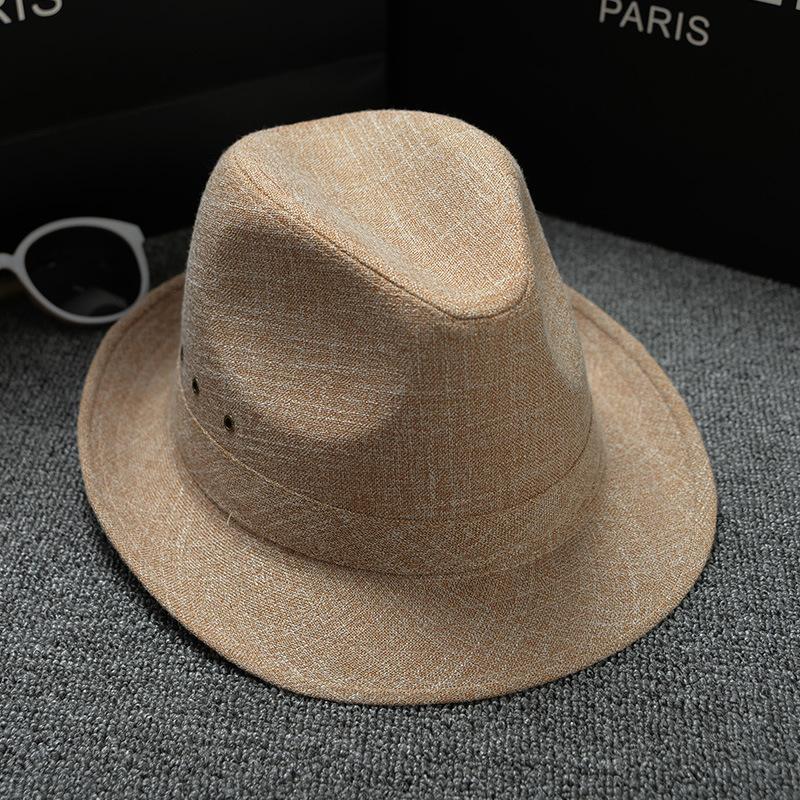 [Cotton And Linen Fabrics] [By Size] Men'S And Women'S Panama Jazz Hats, Sun Hats, Top Hats, Sun Hats