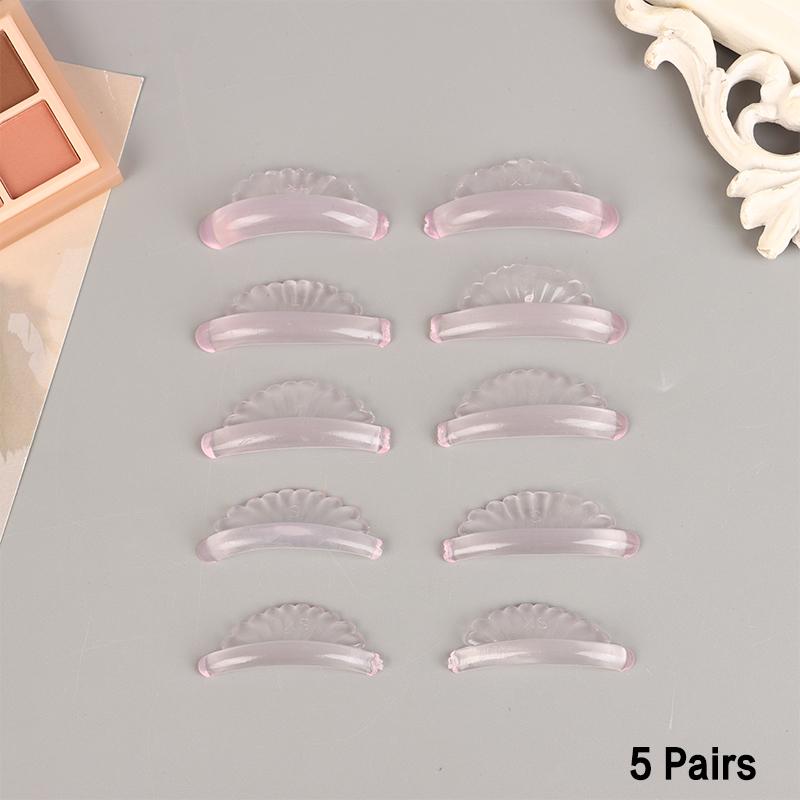 5 пар щитков для ламинирования ресниц в форме ракушки, силиконовые подушечки для завивки, аксессуары, инструмент для наращивания ресниц, аппликатор