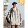 Men's UPF50+ UV Protection Ice Silk Summer Windbreaker Jacket