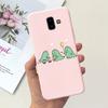 Чехол для Samsung Galaxy J6 Plus 2018 Samsung J6 (2018) J6+ J 6 J6Plus J610F J600G Милый Конфетный Цвет Мягкий Силиконовый Задний Чехол для Телефона