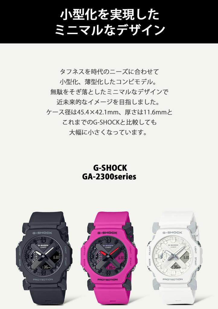 Watch Pink [Casio] G-Shock [] GA-2300-4AJF Men's