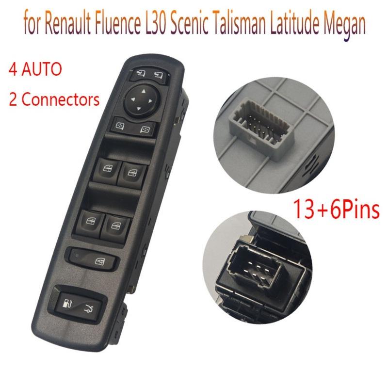 For Renault Fluence L30 Scenic Talisman Latitude Megan 13+6 P New Electric Power Window Control Switch Button Car Accessories