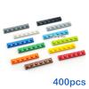Нетоксичные 400 шт. Тонкие Фигурные Кирпичики 1x6 Точек DIY Строительные Блоки 12 Цветов Образовательные Креативные Игрушки Для Детей Размер Совместим с 3666