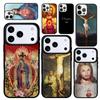 Чехол Case для iPhone 17 Air 16 Pro Max 15 Plus 11 13 Mini 14 12 Задняя крышка телефона Вера Христианская Религиозная Иисус cell